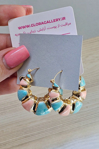 گوشواره میناکاری