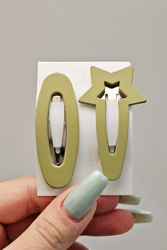 کلیپس تق تقی دو عددی طرح ستاره ۹ رنگ