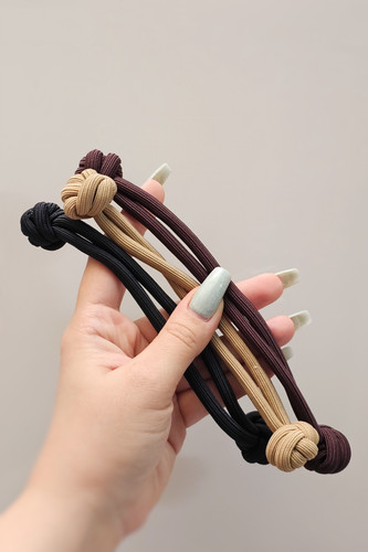 کش مو مدل گره ای ضخیم نود