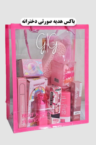 باکس صورتی هدیه تولد-روز دختر-سالگرد