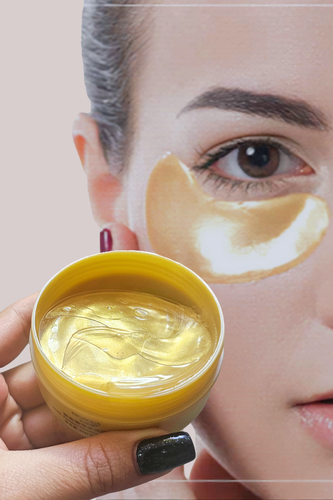 ماسک کاسه ای دور چشم طلا ۶۰عددی Glora